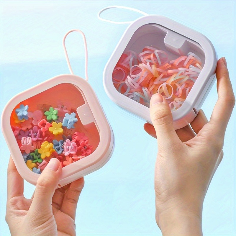 Accessories Travel Jewelry Box - صندوق مجوهرات وردي محمول للسفر، منظم