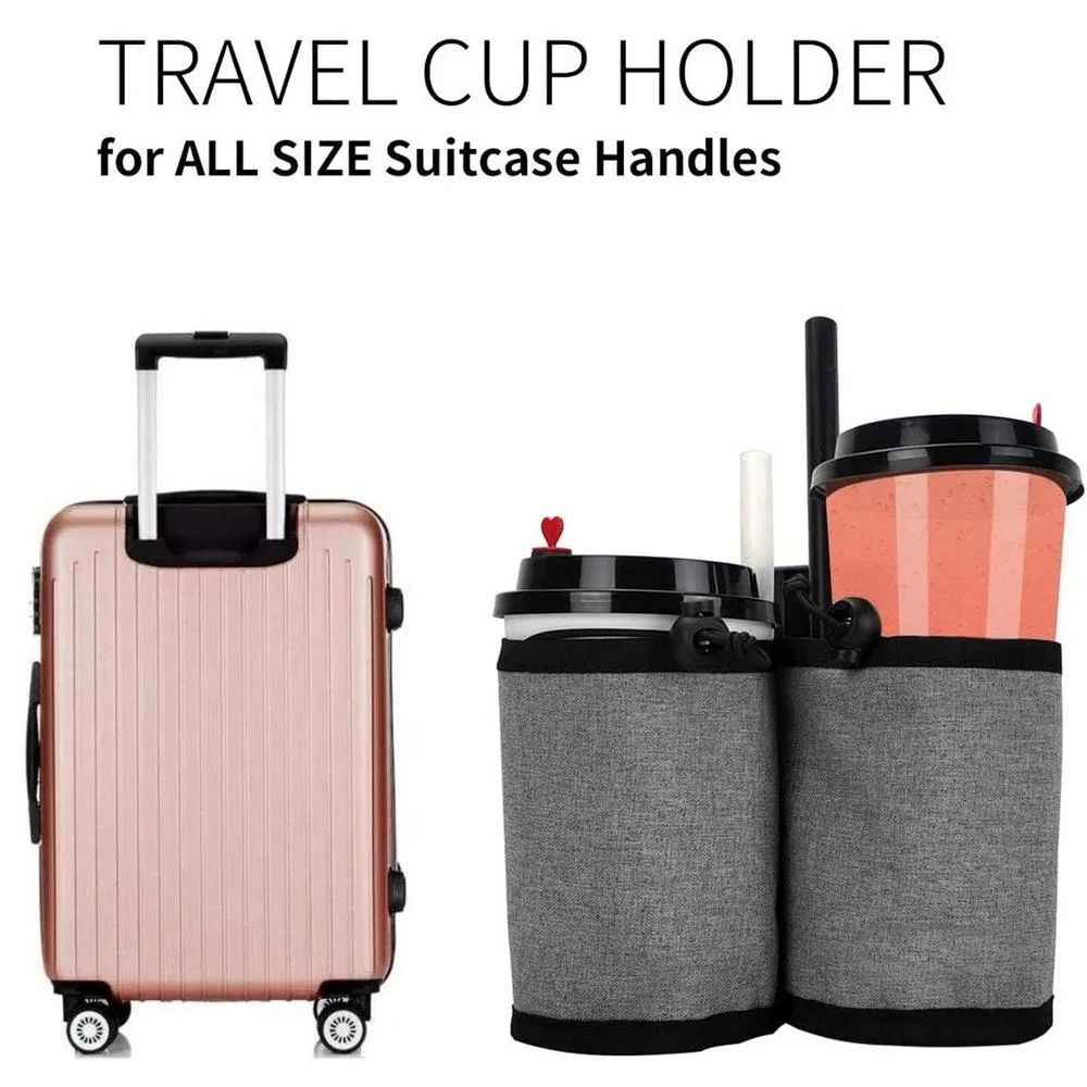 Travel Accessories List - حامل زجاجات مياه جديد لمقابض الحقائب،