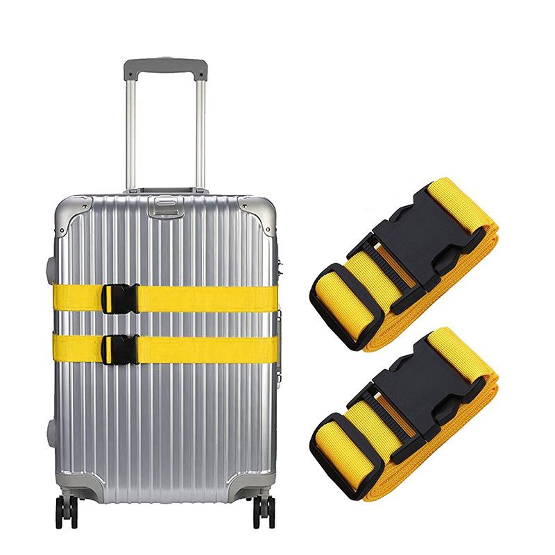 Travel Accessories Kit - 1 قطعة حزام الأمتعة النايلون قابل