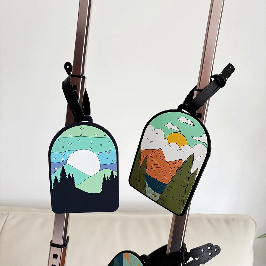 1/3/6 قطعة من علامات الأمتعة ذ - مراجعة Travel Accessories List وسعره