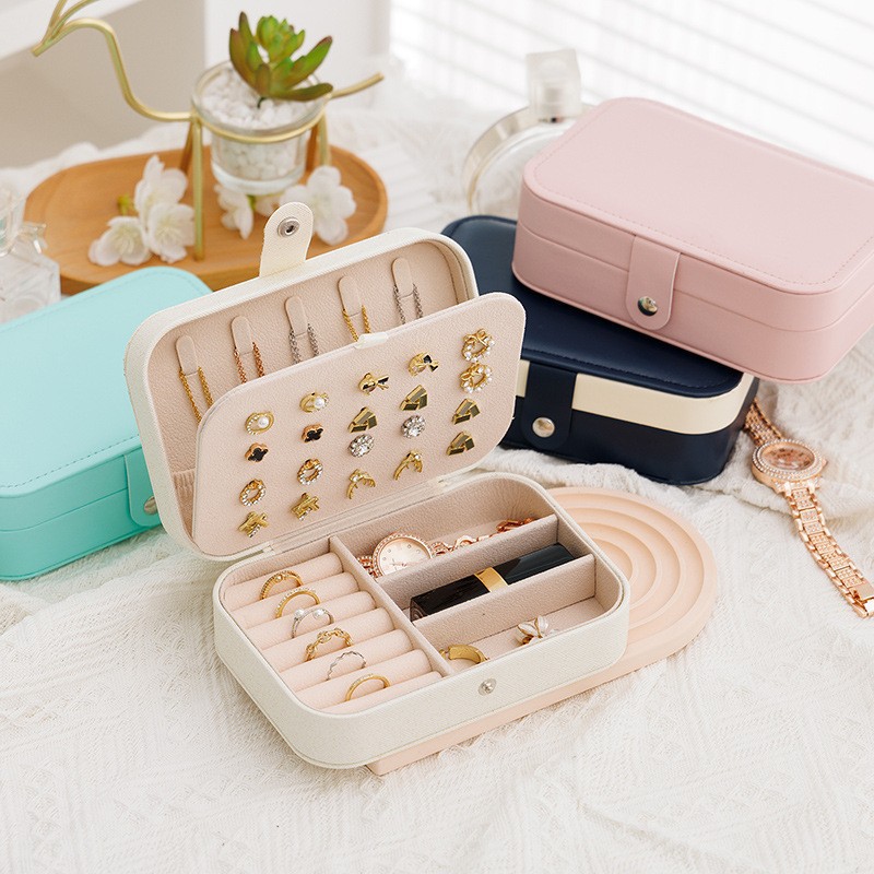 صندوق مجوهرات صغير محمول مضاد  - مراجعة Accessories Travel Jewelry Box وسعره