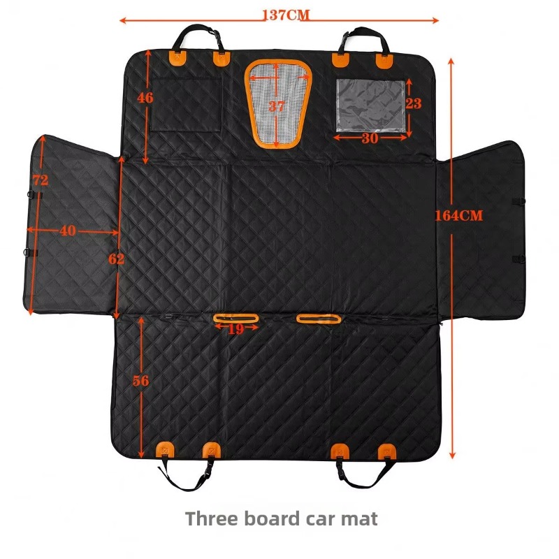 غطاء مقعد السيارة الخلفي للكلا - مراجعة Travel Accessories Dog وسعره