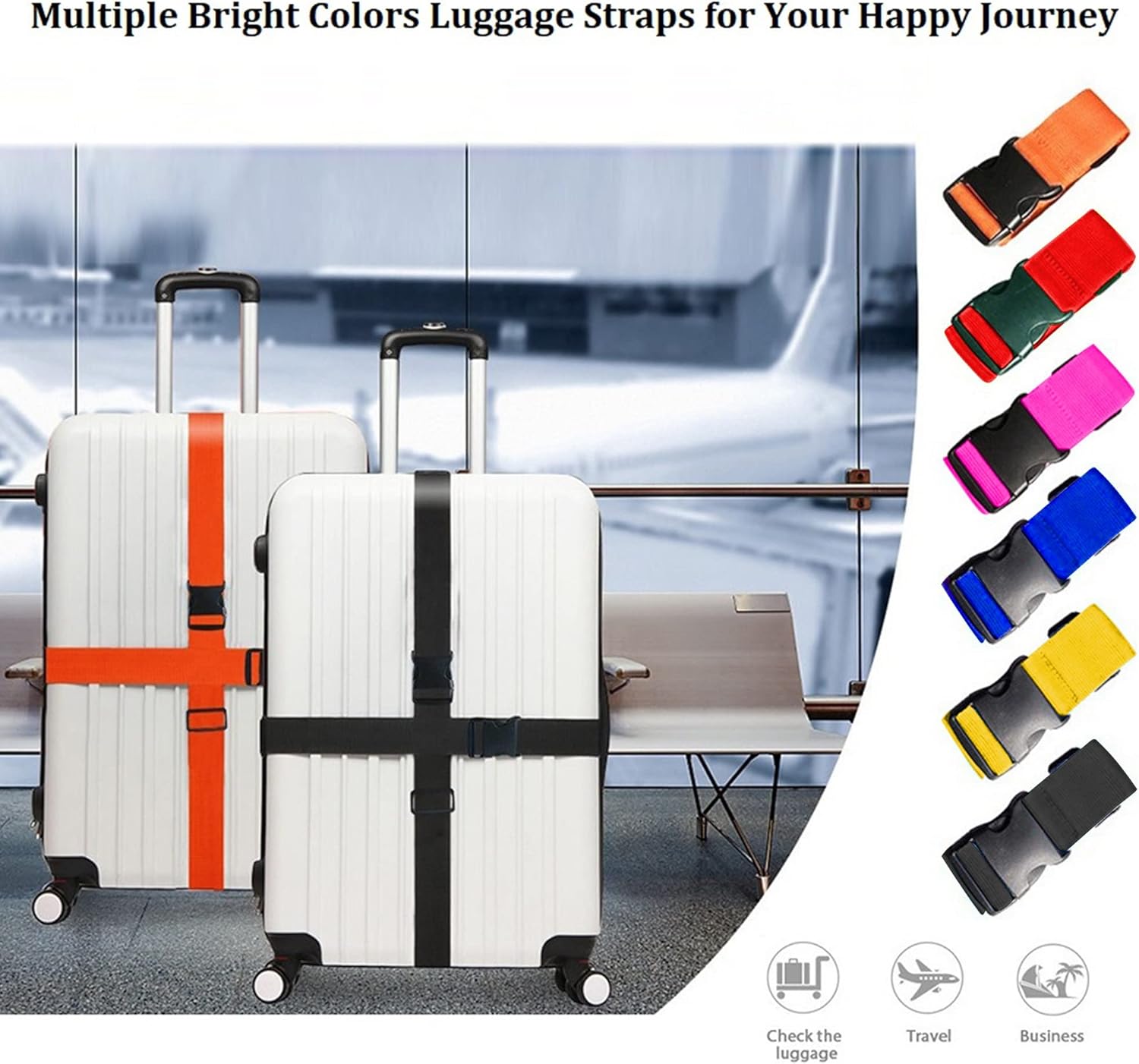 أحزمة أمتعة قابلة للتعديل بألو - مراجعة Travel Accessories Kit وسعره