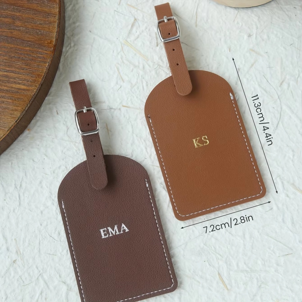 بطاقة أمتعة مخصصة من الجلد الن - مراجعة Travel Accessories List وسعره