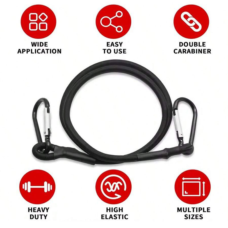 30-210 سنتيمتر تلسكوبي حبل مرن - مراجعة Travel Accessories Kit وسعره