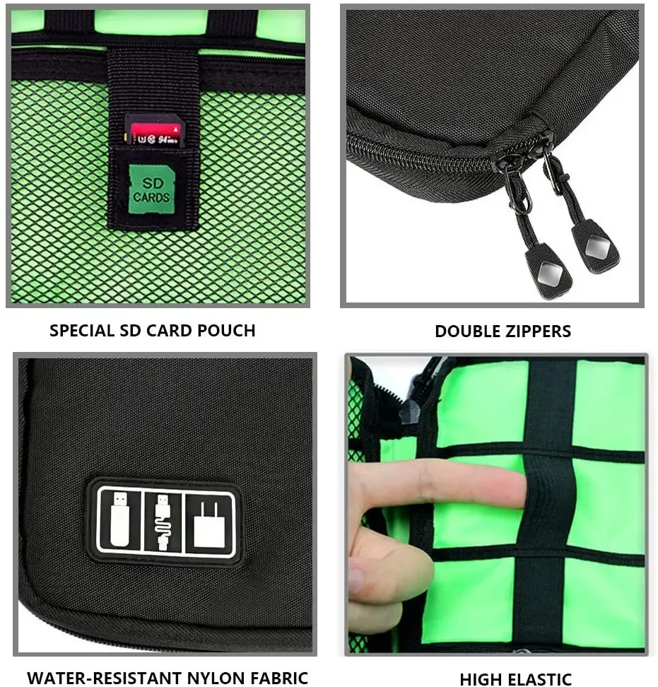 حقيبة تنظيم وتخزين الكابلات، ن - مراجعة Travel Accessories Kit وسعره