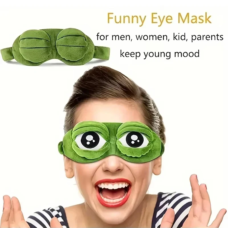 قناع عين على شكل ضفدع للحفلات  - مراجعة Travel Accessories Us وسعره